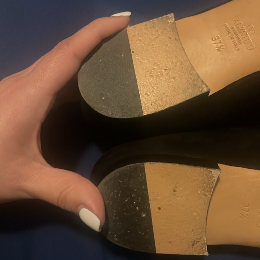 Black Valentino loafer slippers - Picture 6 of 6
